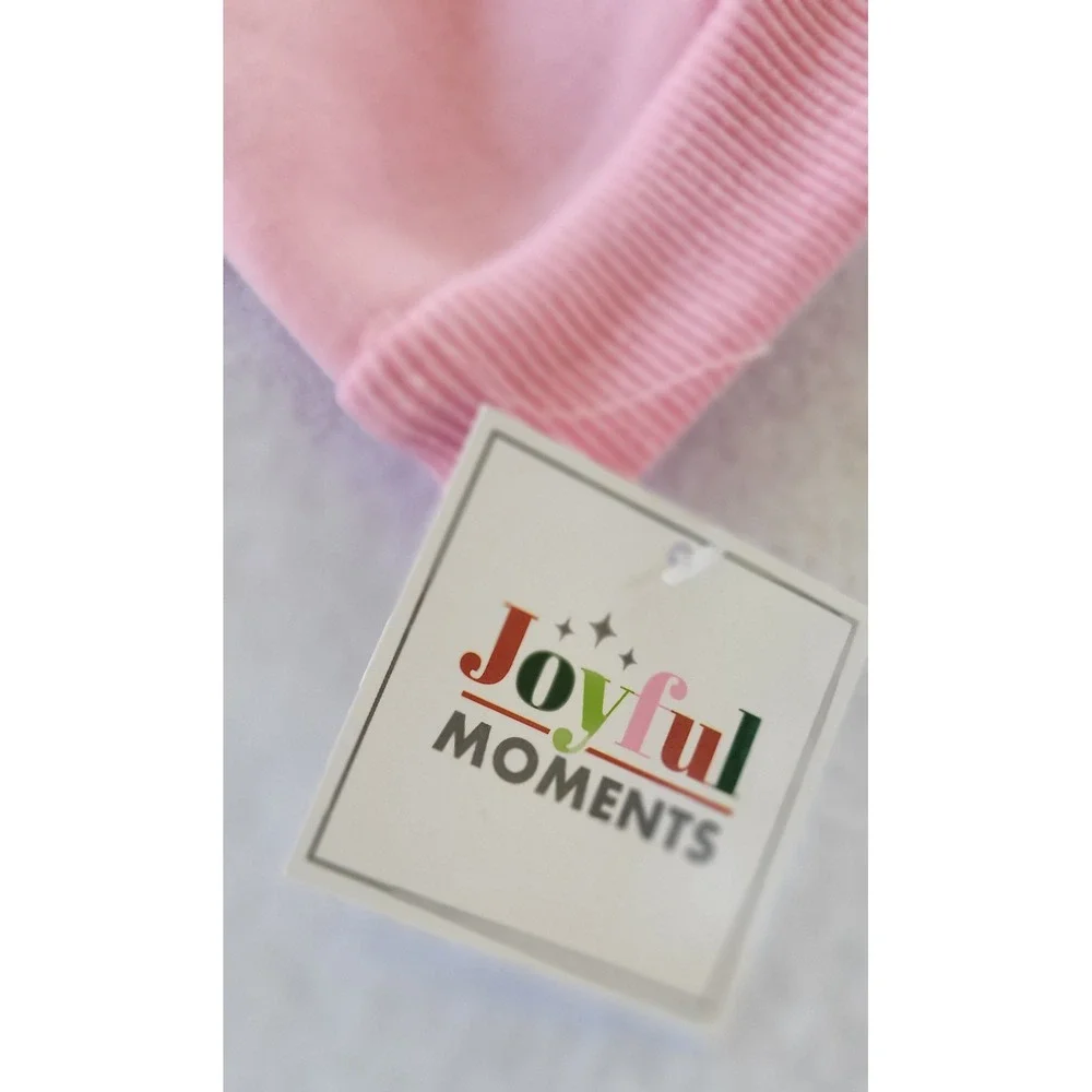Joyful MERRY & BRIGHT Girls Set 3 HOLIDAY Size 4T‎  COLOR Pink-HOLIDAY